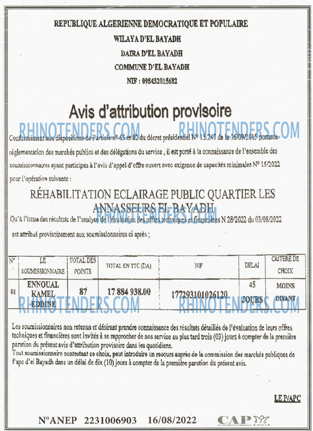 CAP OUEST
