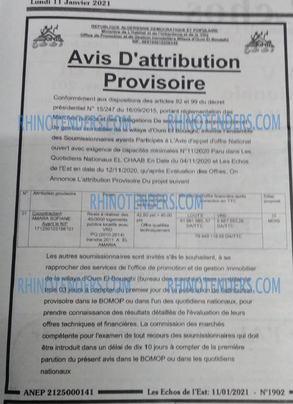 Les Echos de l'Est