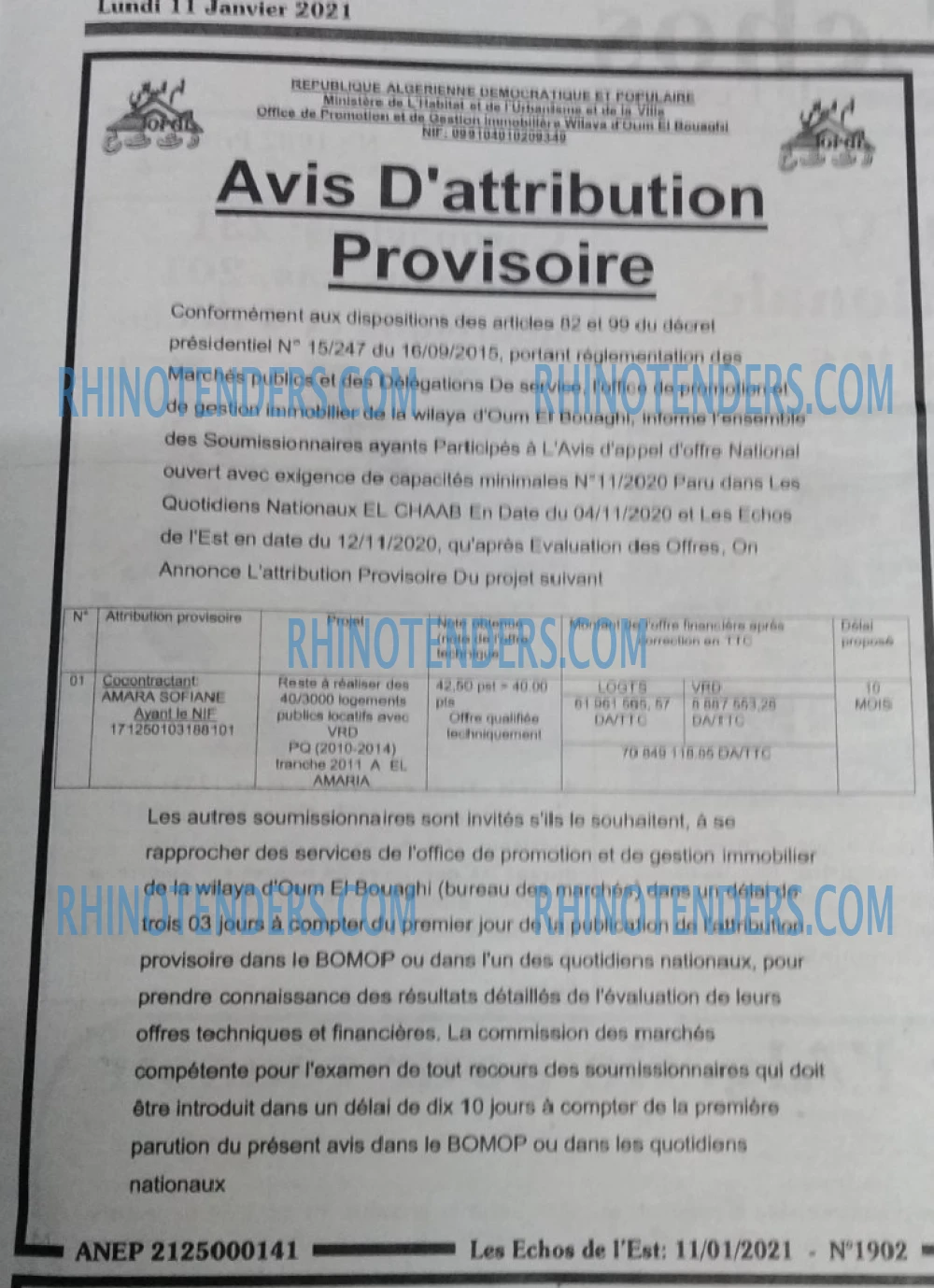 Les Echos de l'Est
