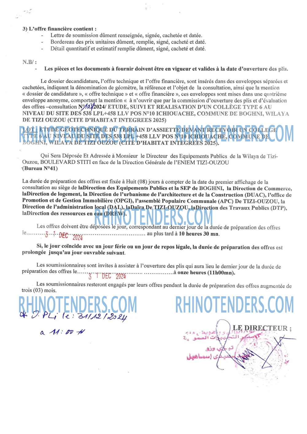 Rhinotenders
