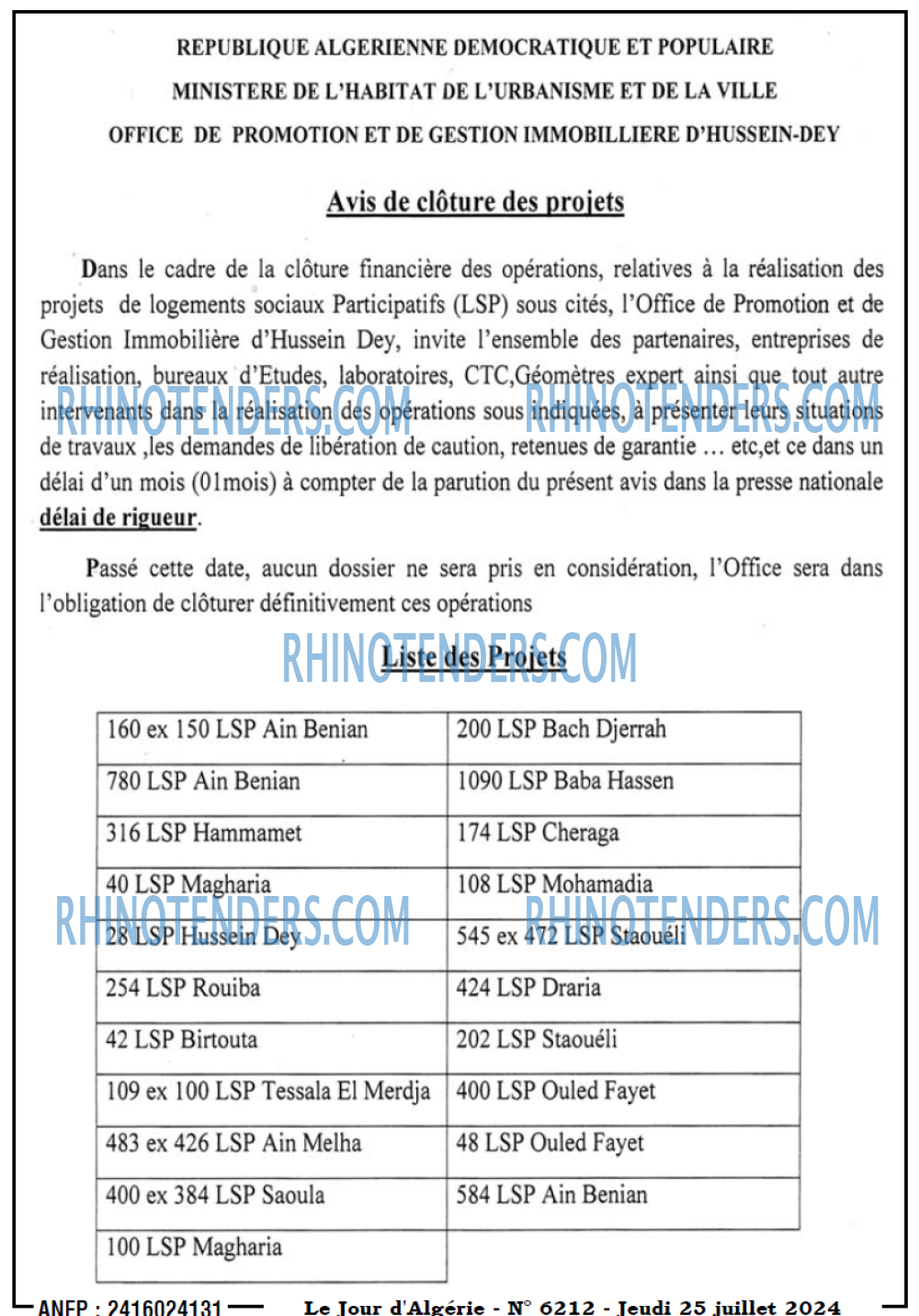 Le Jour d'Algérie
