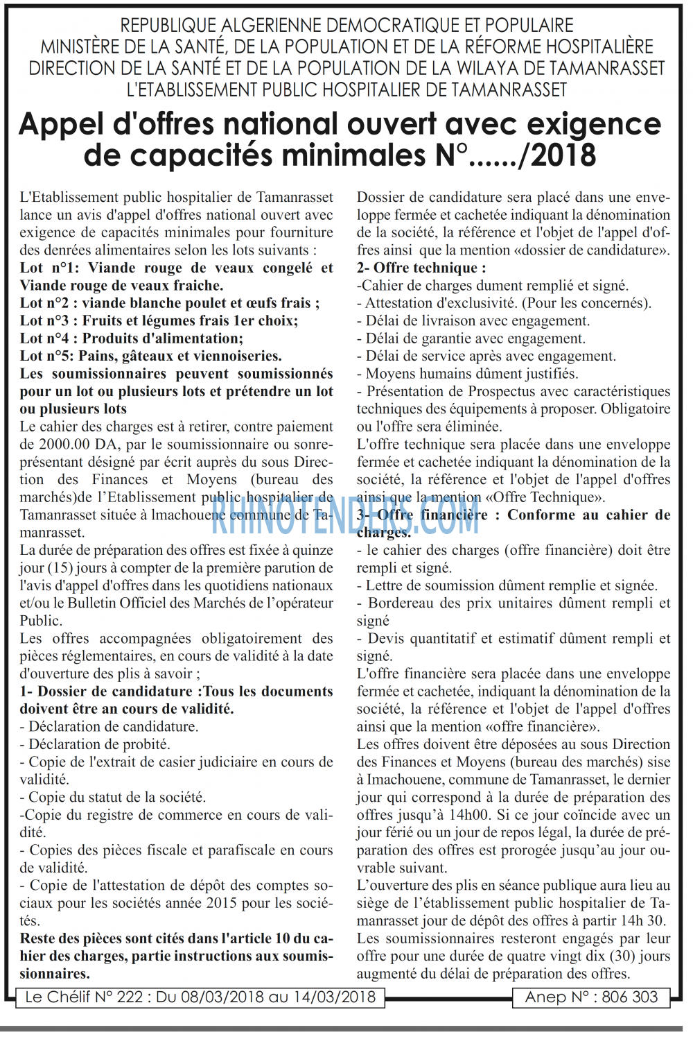 Le chélif