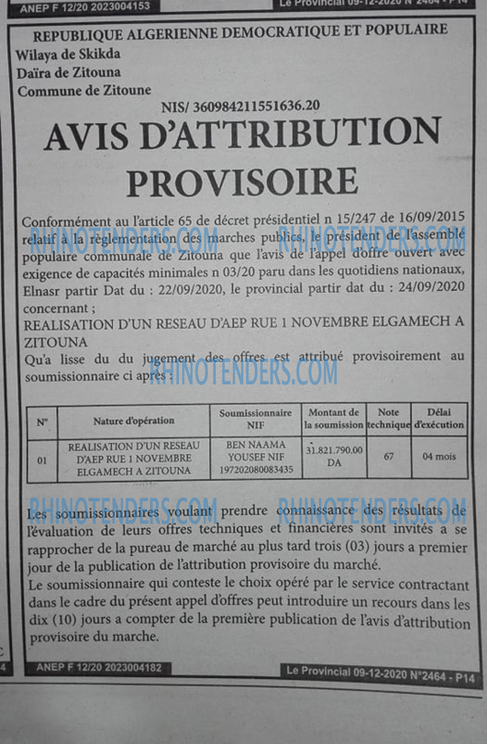 LE PROVINCIAL