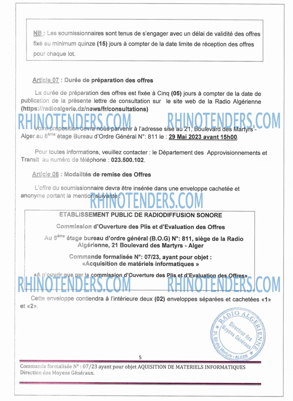 Rhinotenders