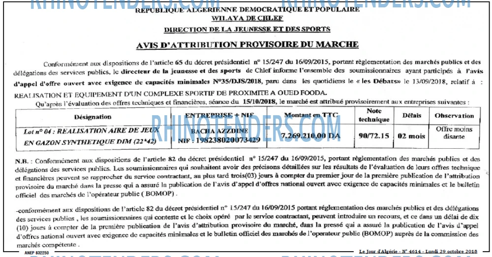 Le Jour d'Algérie