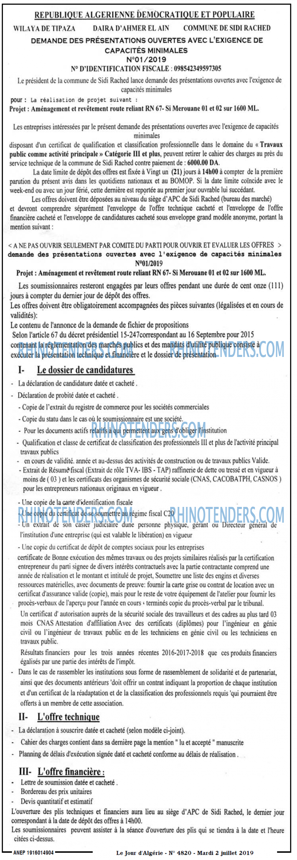 Le Jour d'Algérie