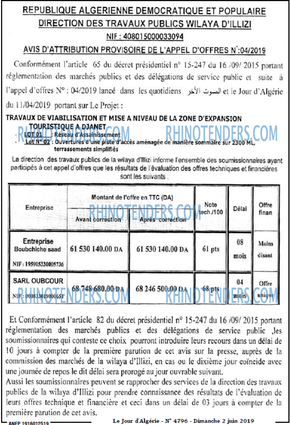 Le Jour d'Algérie