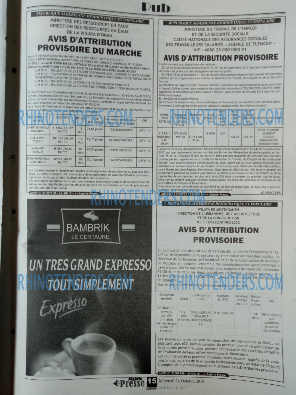 ALGERIE PRESSE
