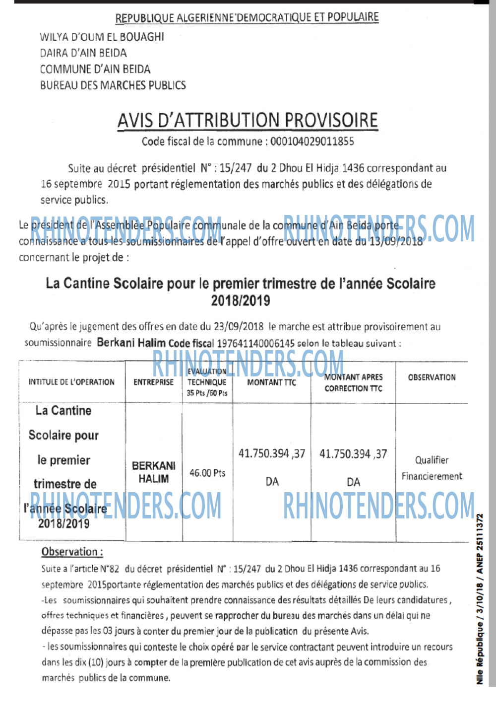 NOUVELLE REPUBLIQUE