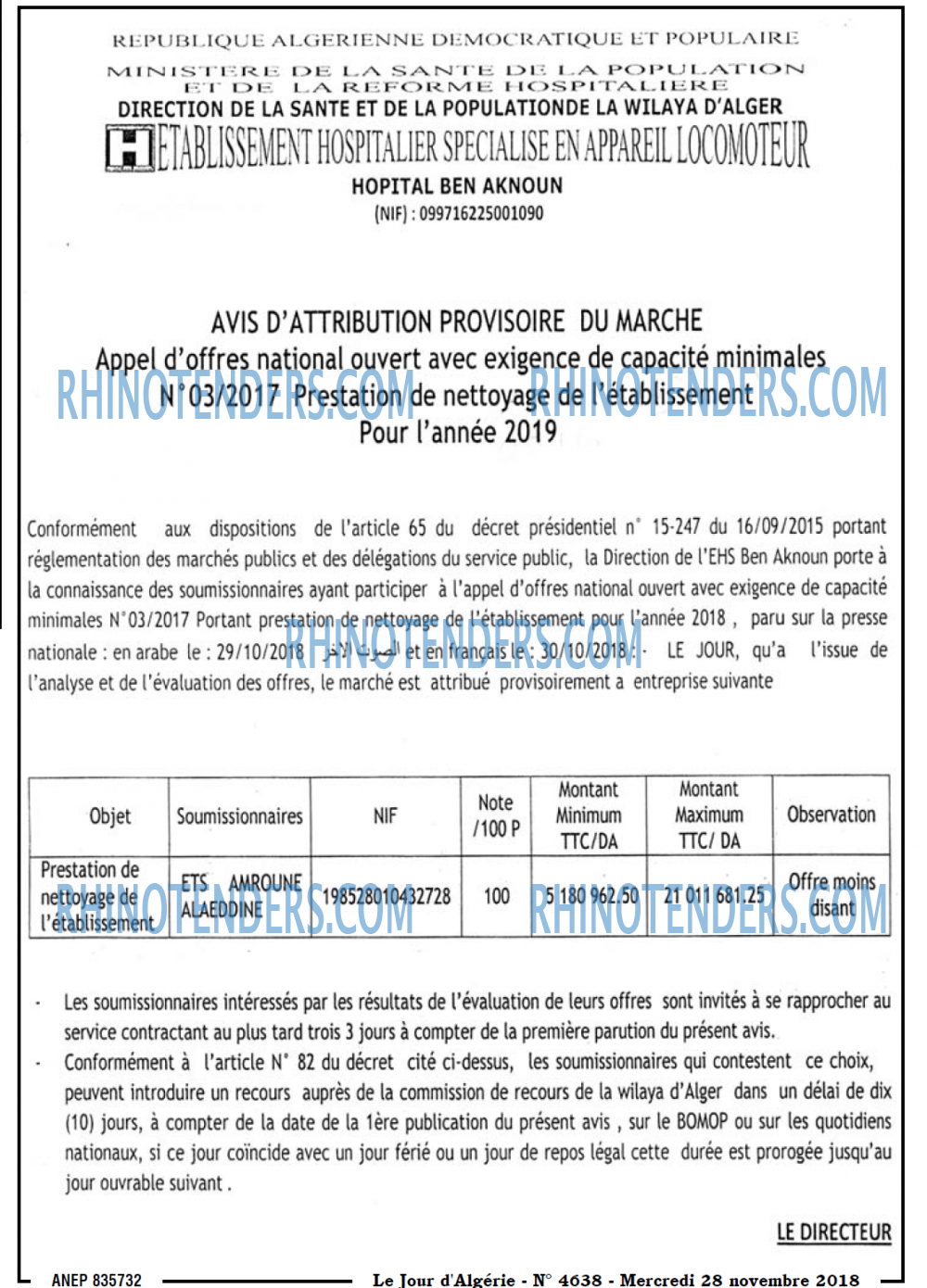 Le Jour d'Algérie