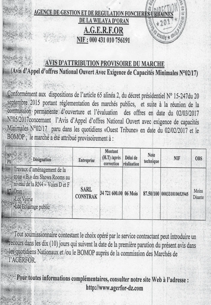 ouest TRIBUNE