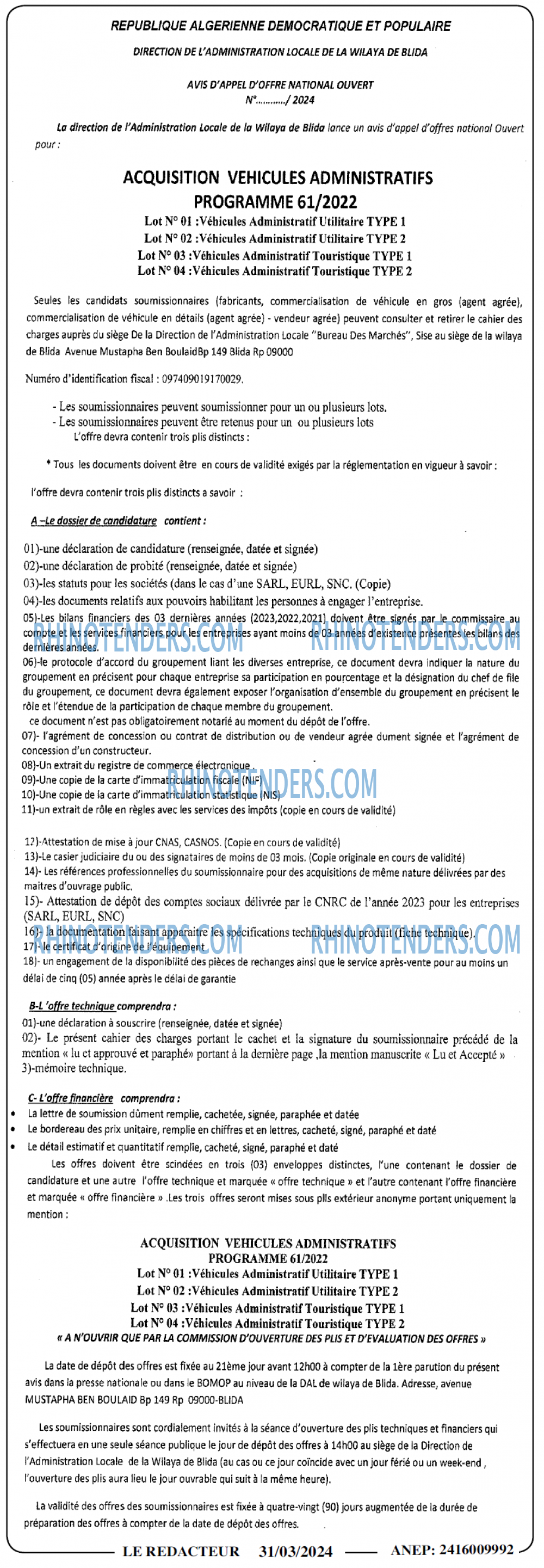 LE REDACTEUR