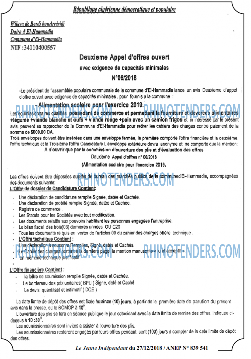Jeune Independant