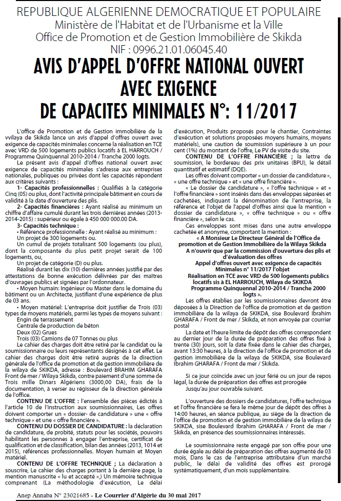 Le Courrier d'Algerie