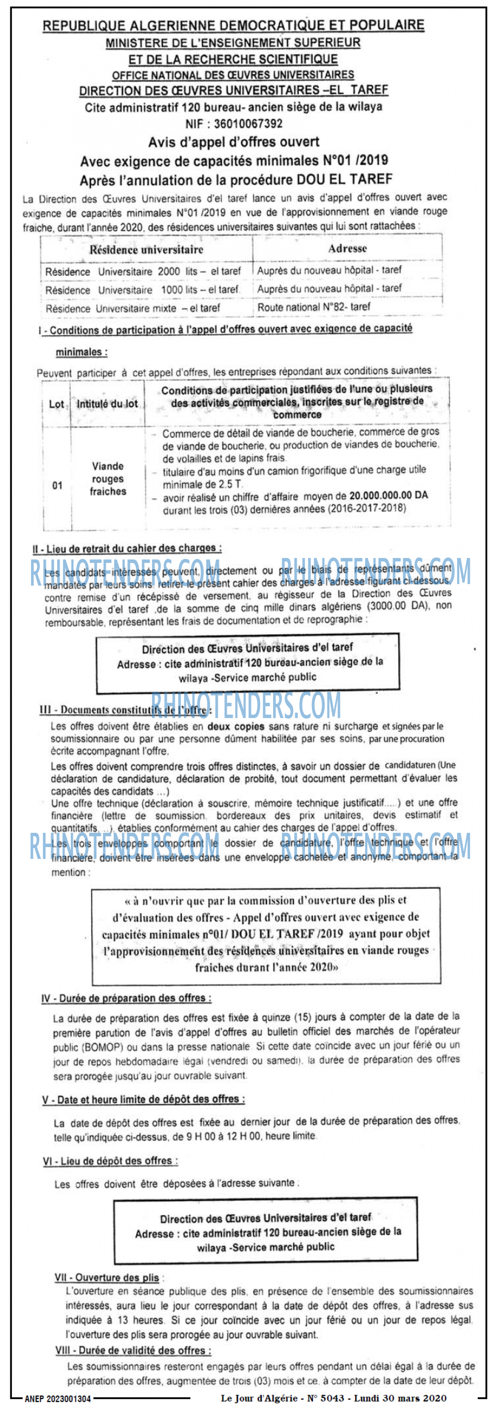 Le Jour d'Algérie