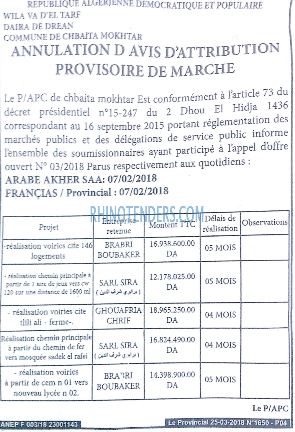 LE PROVINCIAL