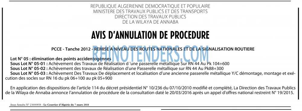Le Courrier d'Algerie