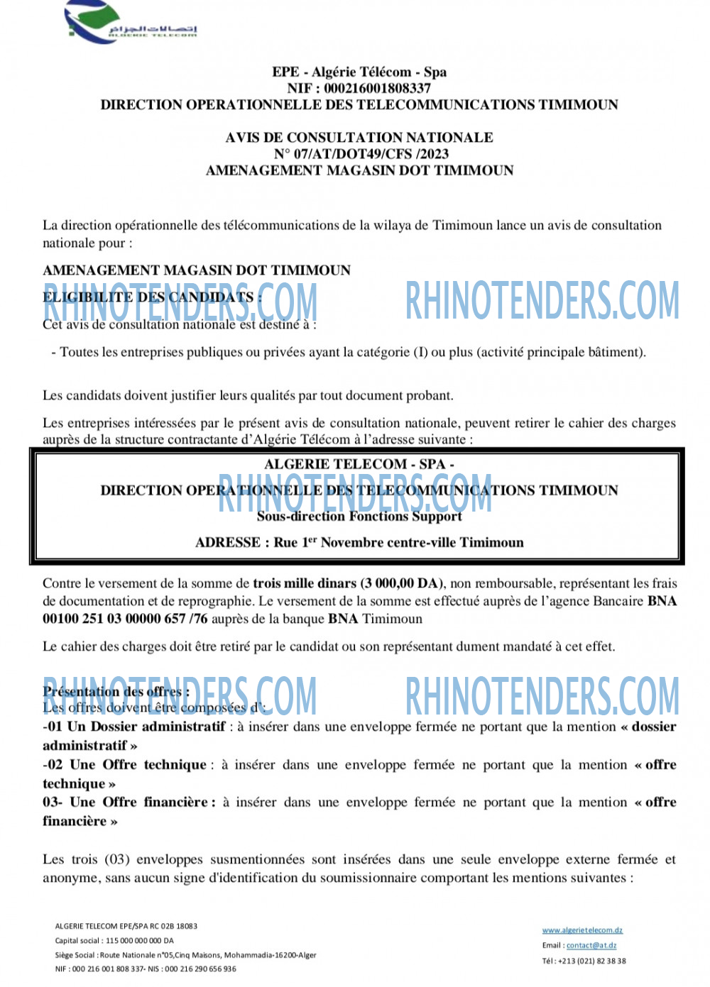 Rhinotenders