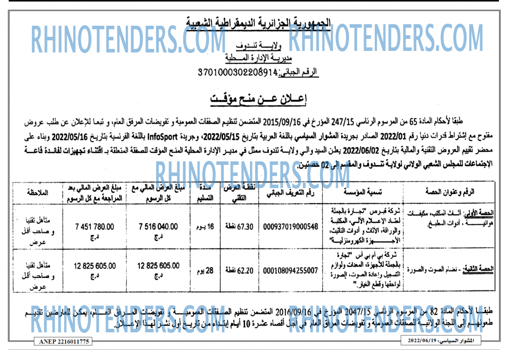المشوار السياسي