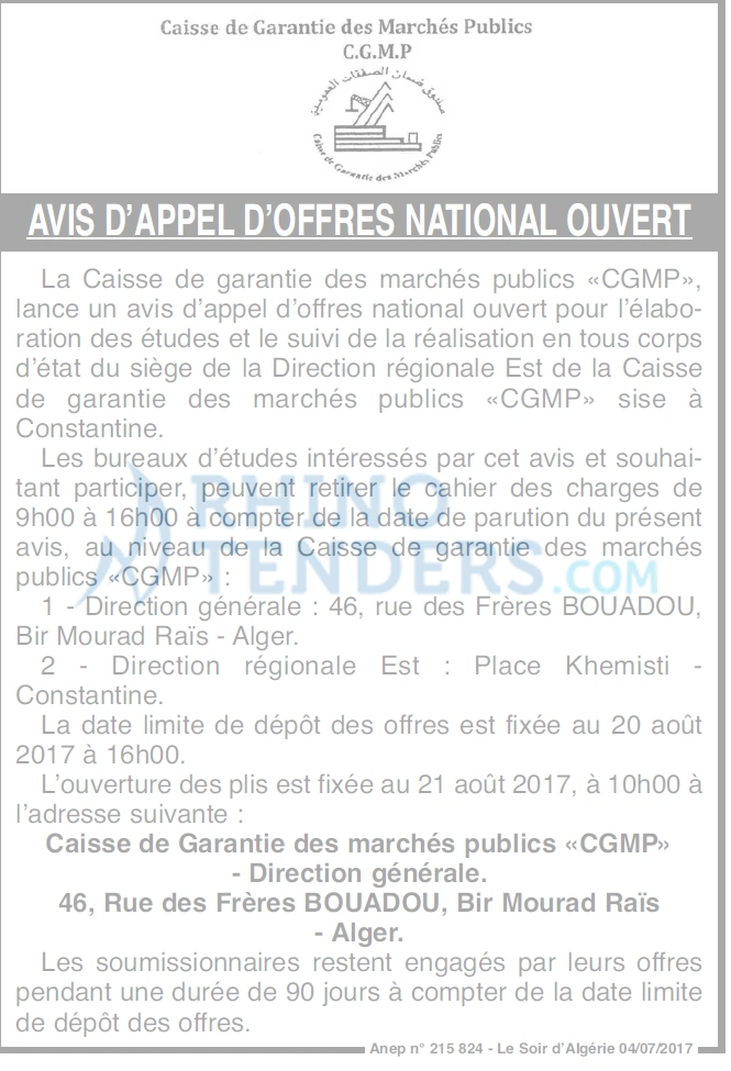 LE SOIR D'ALGERIE