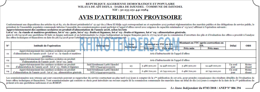 Jeune Independant
