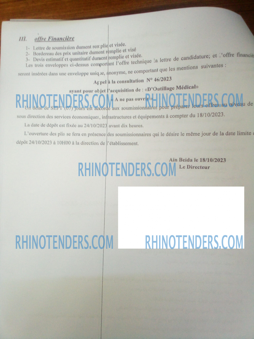 Rhinotenders