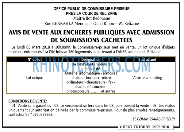 ouest TRIBUNE