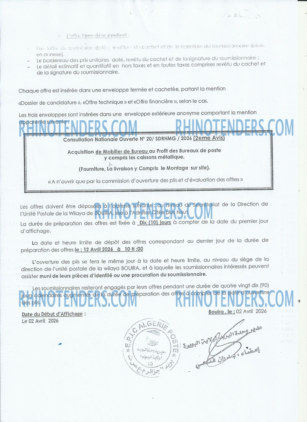 Rhinotenders