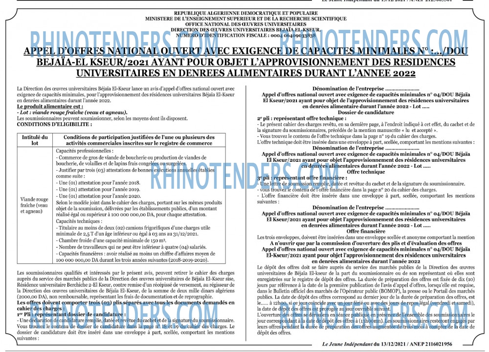 Jeune Independant