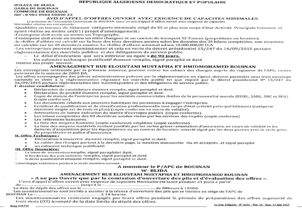 Le Jour d'Algérie