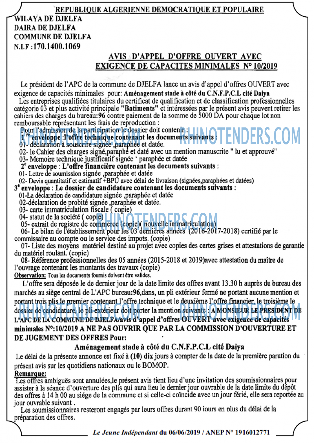 Jeune Independant