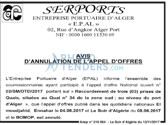 LE SOIR D'ALGERIE