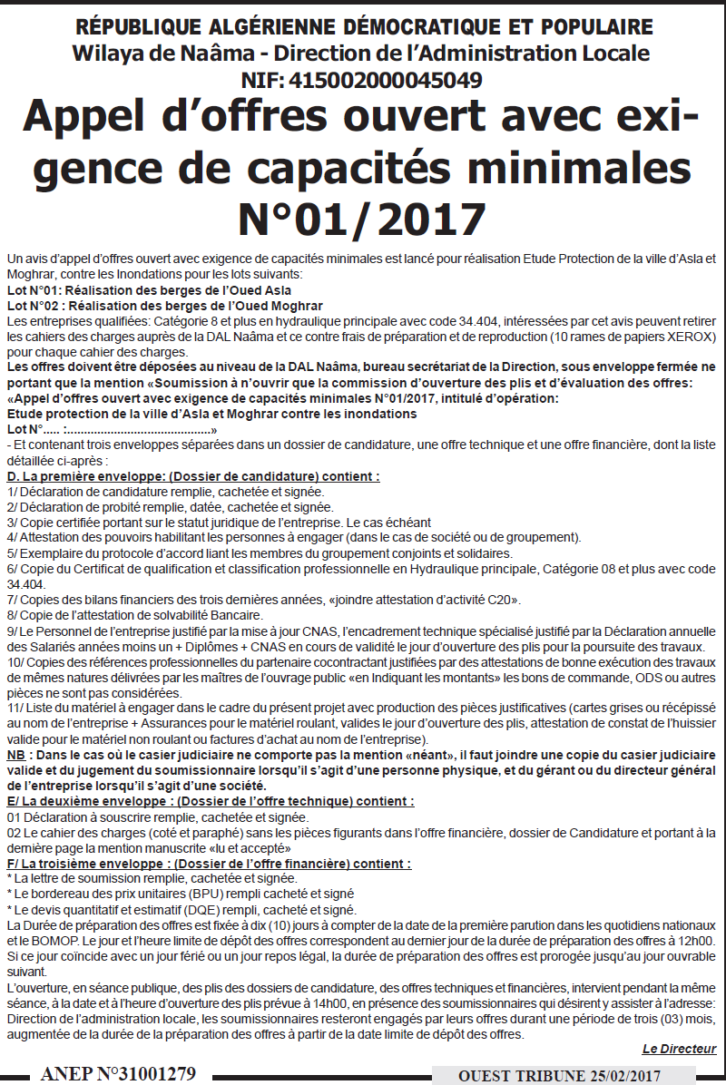 ouest TRIBUNE