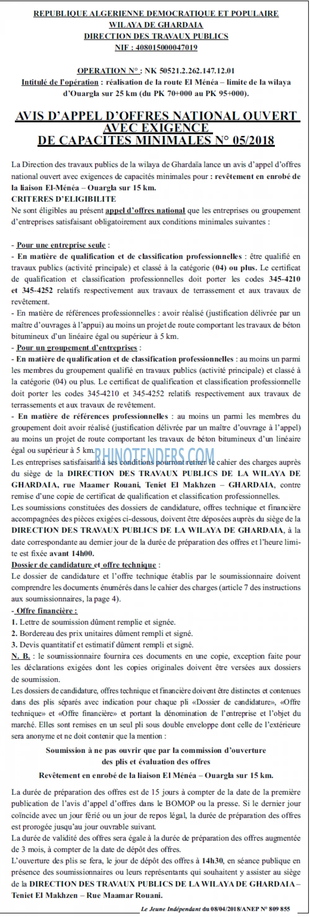 Le jeune indépendant