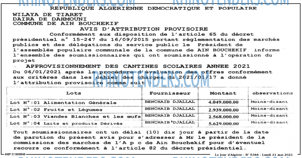 Le Jour d'Algérie