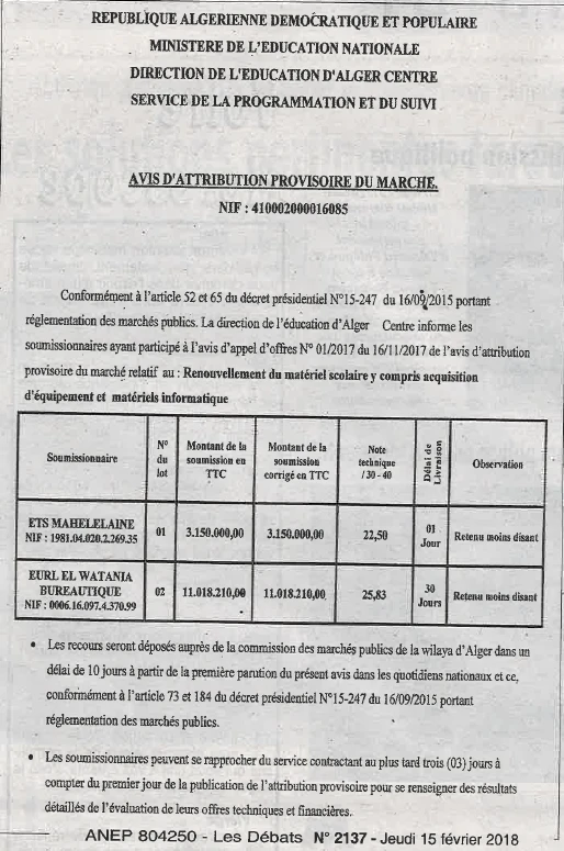 Les Debats