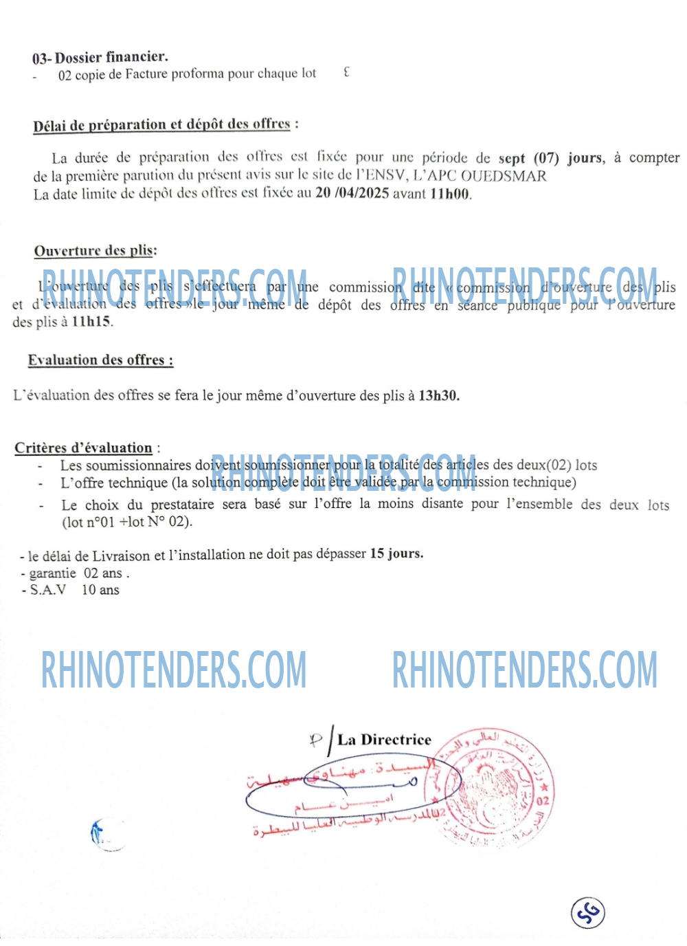 Rhinotenders