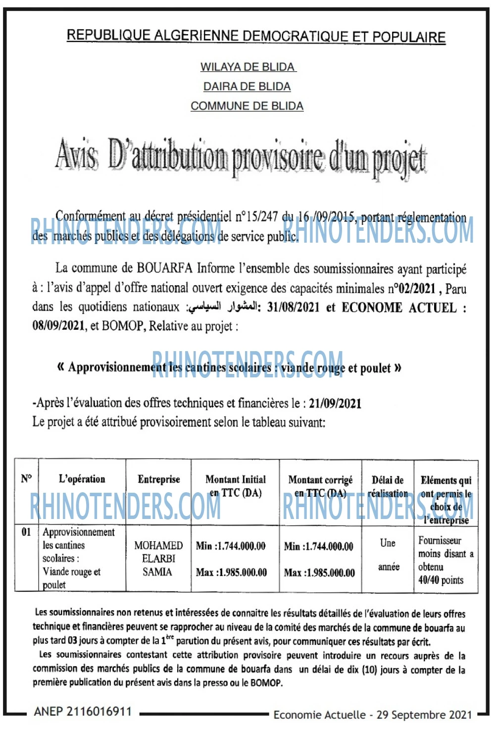 Economie Actuelle