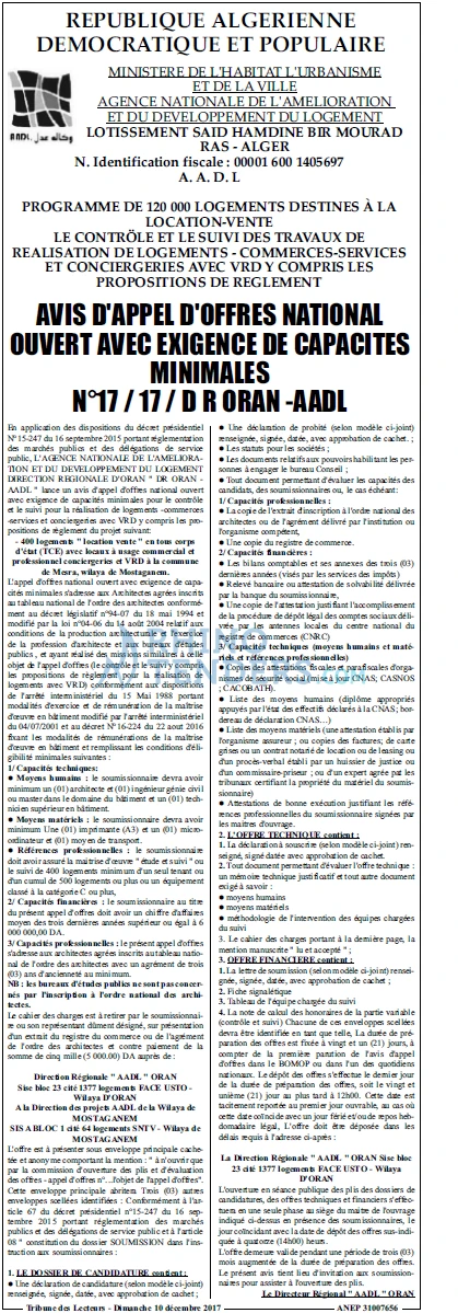 TRIBUNE DES LECTEURS
