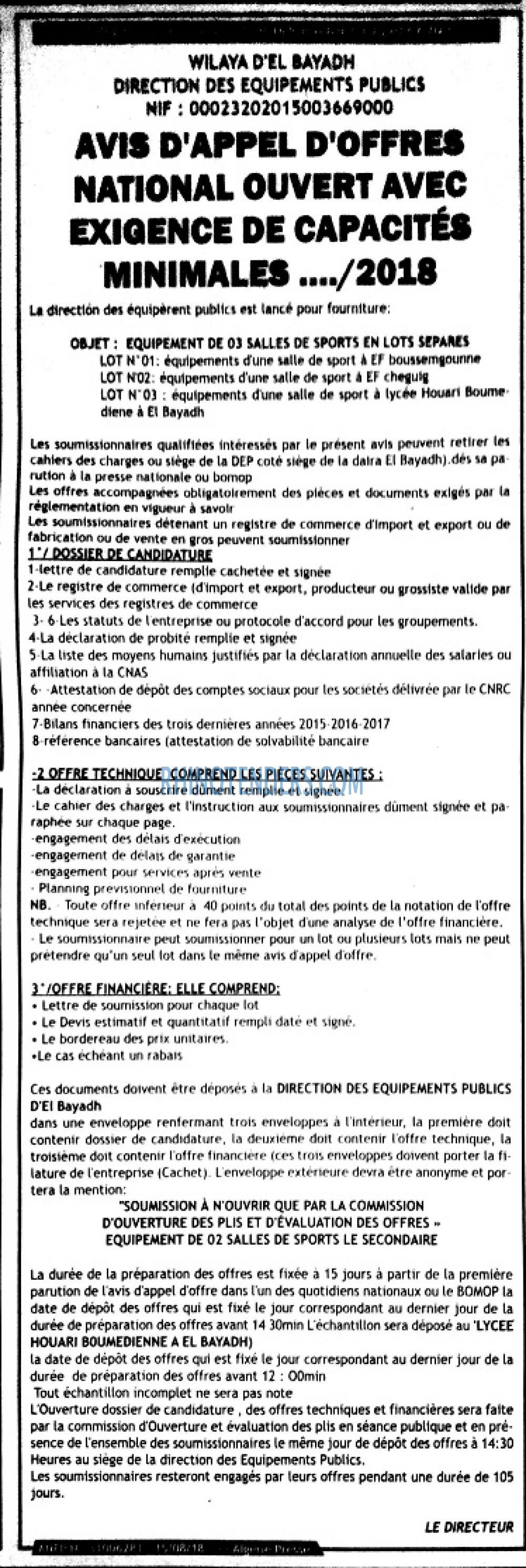 ALGERIE PRESSE