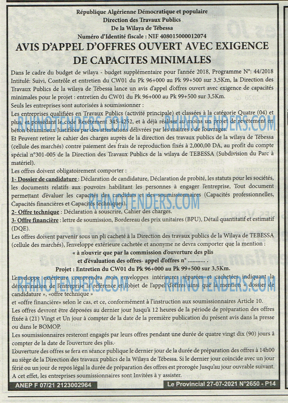 LE PROVINCIAL