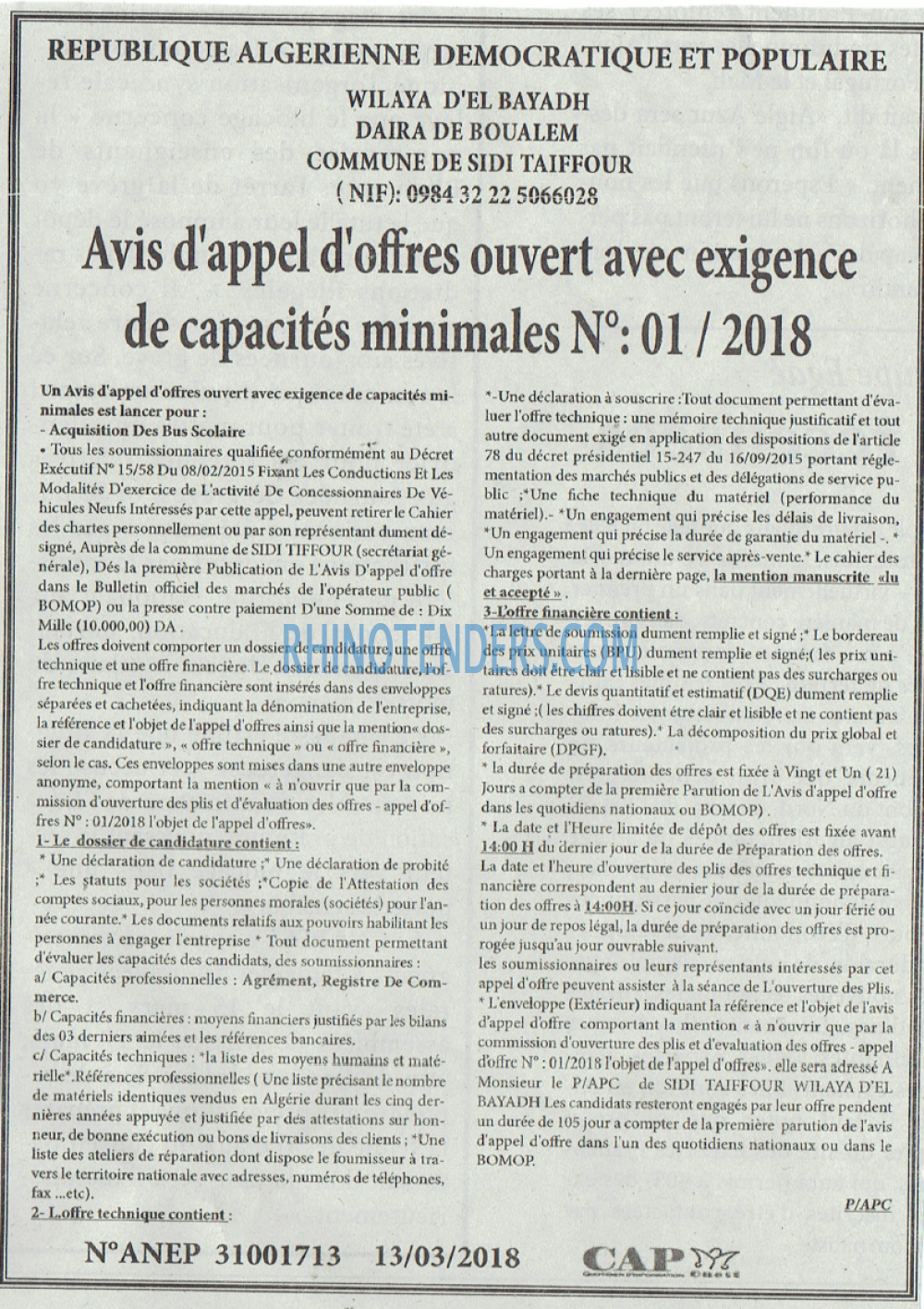 CAP OUEST