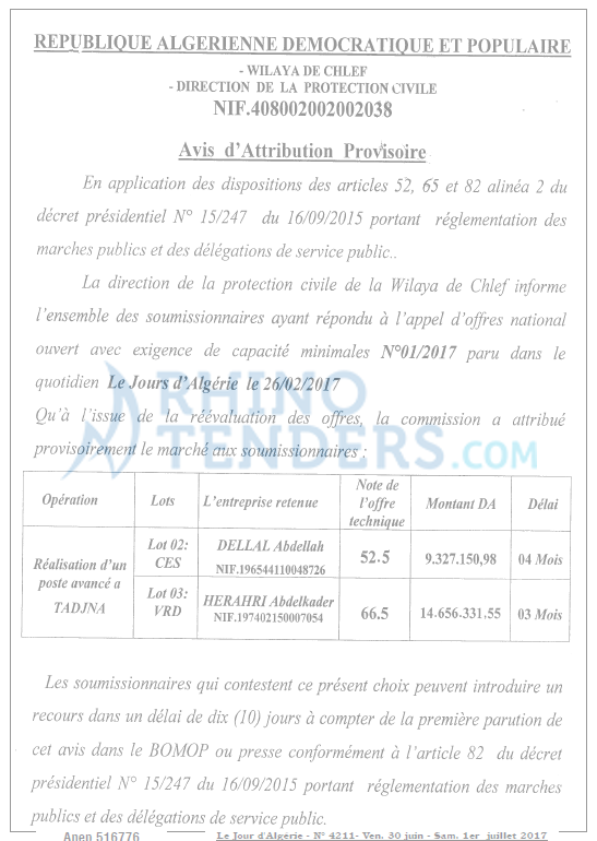 Le Jour d'Algérie