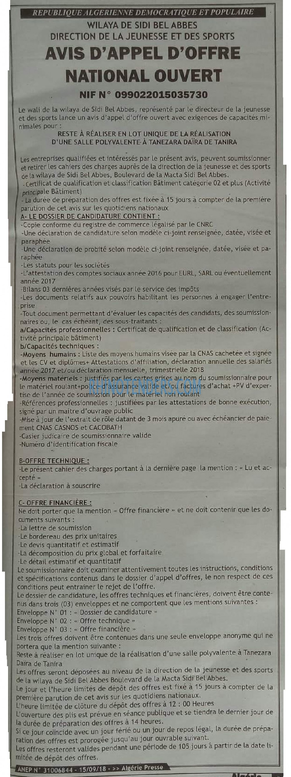 ALGERIE PRESSE