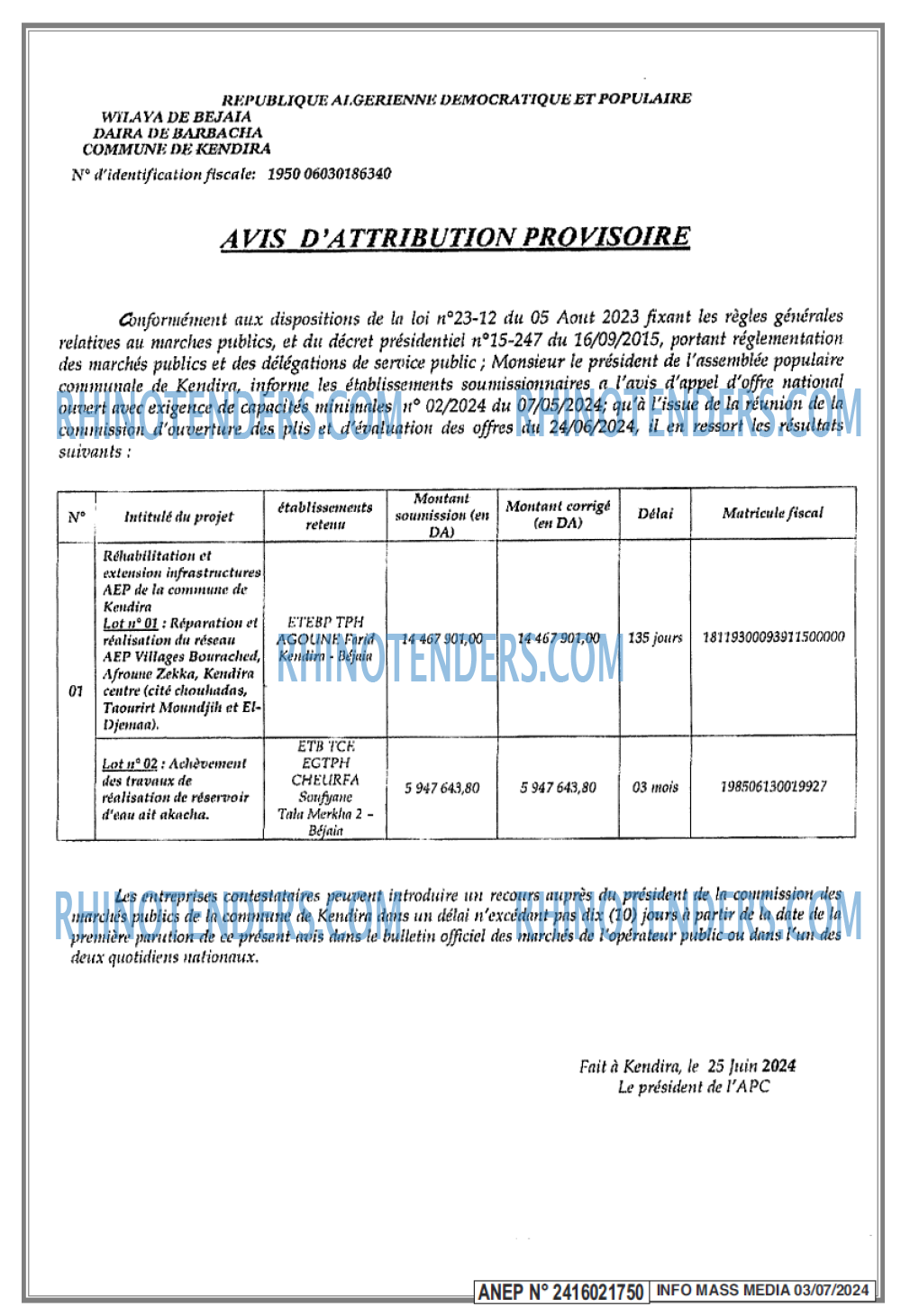Infos Mass Media