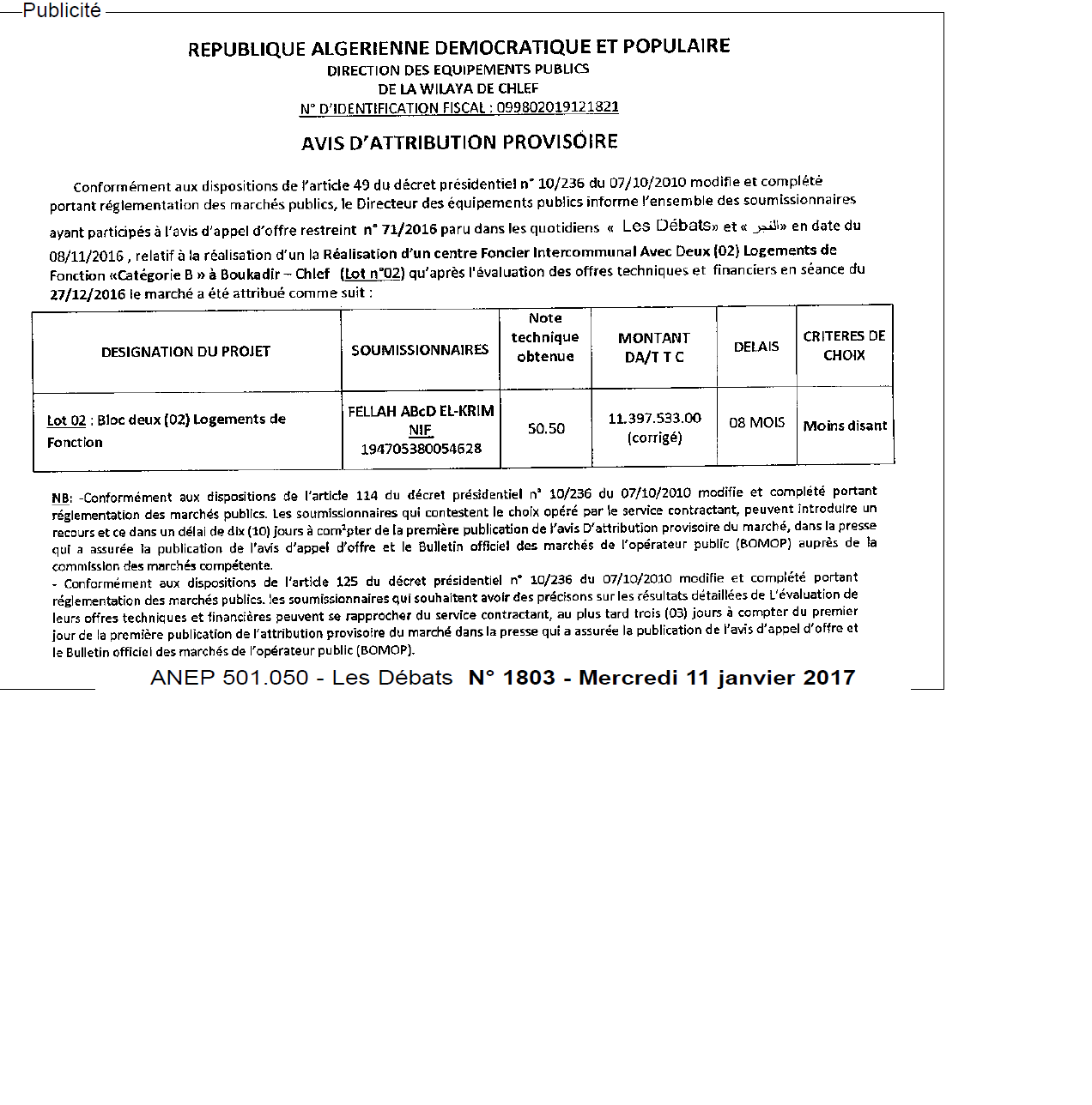 Les Debats