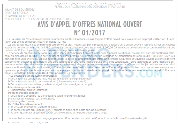 Le Courrier d'Algerie