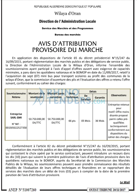 ouest TRIBUNE