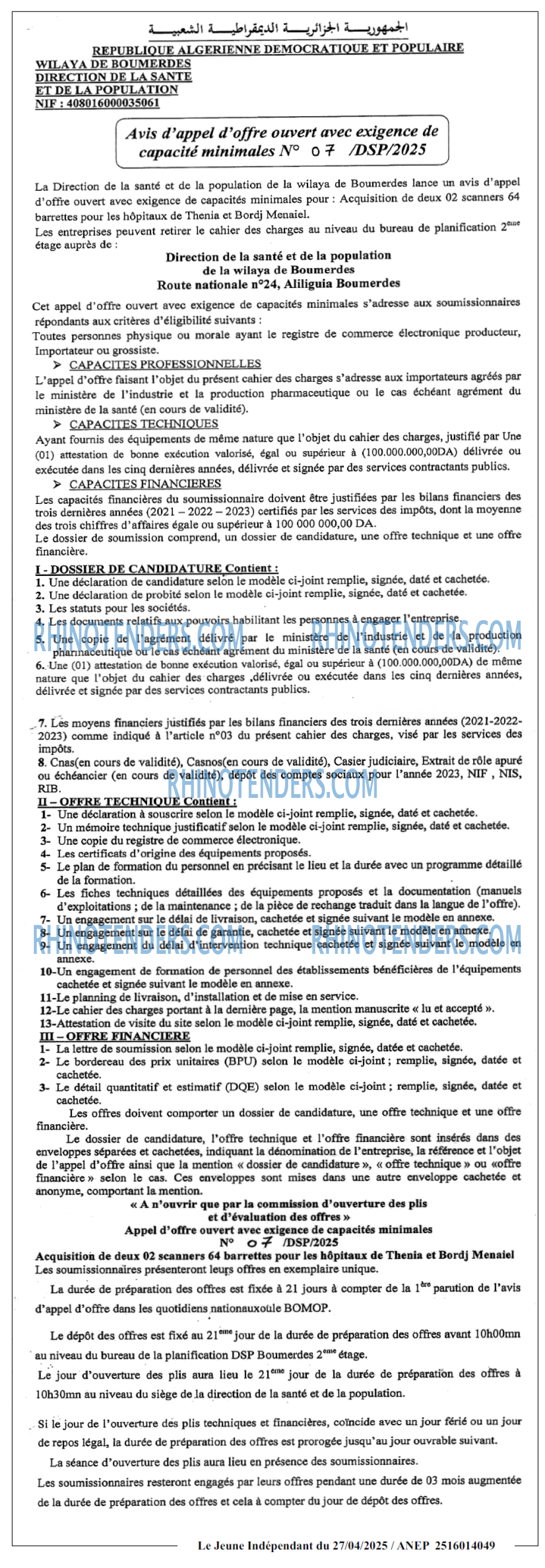 Jeune Independant