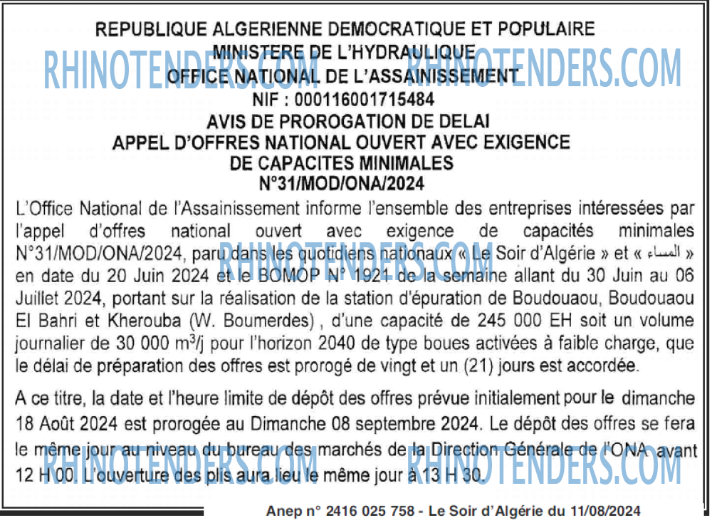 LE SOIR D'ALGERIE